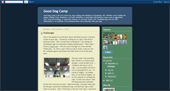 Desktop Screenshot of gooddogcamp.blogspot.com