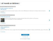 Tablet Screenshot of elmundosedetiene.blogspot.com