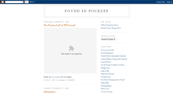 Desktop Screenshot of foundinpockets.blogspot.com