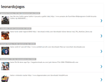 Tablet Screenshot of leonardojogos-leonardo.blogspot.com