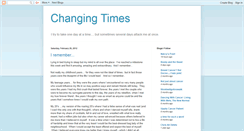 Desktop Screenshot of changingtimes-marmills.blogspot.com