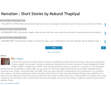 Tablet Screenshot of narration-mukund.blogspot.com