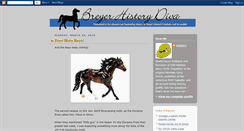 Desktop Screenshot of breyerhistorydiva.blogspot.com