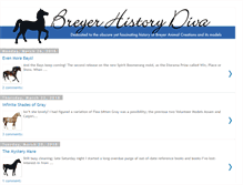 Tablet Screenshot of breyerhistorydiva.blogspot.com