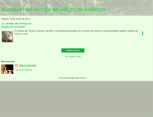 Tablet Screenshot of elcaimandelorinocoenextincion.blogspot.com