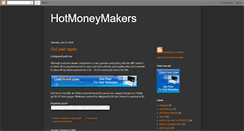 Desktop Screenshot of hotmoneymakers.blogspot.com