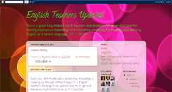 Desktop Screenshot of englishteachersupdated.blogspot.com