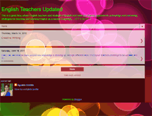 Tablet Screenshot of englishteachersupdated.blogspot.com