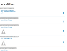 Tablet Screenshot of bollywood-soha-ali-khan.blogspot.com