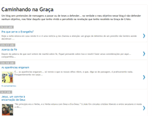 Tablet Screenshot of caminhandonagraca.blogspot.com