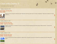 Tablet Screenshot of chatswithcharleyii.blogspot.com