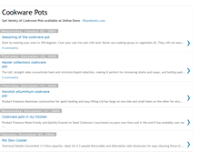 Tablet Screenshot of cookware-pots.blogspot.com