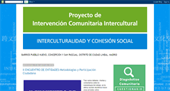 Desktop Screenshot of intervencioncomunitaria-larueca.blogspot.com
