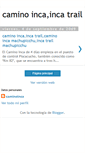Mobile Screenshot of incatrail-caminoinca.blogspot.com
