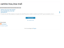 Tablet Screenshot of incatrail-caminoinca.blogspot.com