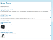 Tablet Screenshot of nokia-touch-phone-guides.blogspot.com