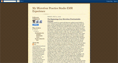 Desktop Screenshot of microfouremrpracticestudioexperience.blogspot.com