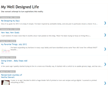 Tablet Screenshot of mywelldesignedlife.blogspot.com