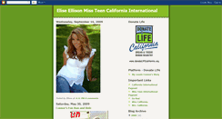 Desktop Screenshot of missteencaliforniaintl09.blogspot.com