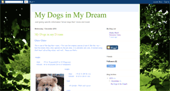 Desktop Screenshot of my-dogs-in-my-dream.blogspot.com