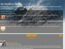 Tablet Screenshot of myworldonthefly.blogspot.com