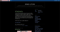 Desktop Screenshot of demo-lition.blogspot.com