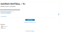 Tablet Screenshot of maioraispaintball.blogspot.com