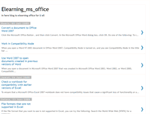 Tablet Screenshot of elearningoffice.blogspot.com