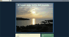Desktop Screenshot of ellugarmasbellodelmundo.blogspot.com
