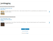Tablet Screenshot of jomblogging.blogspot.com