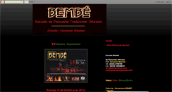 Desktop Screenshot of escuelabembe.blogspot.com