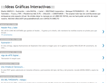 Tablet Screenshot of ideasgraficasinteractivas.blogspot.com