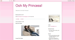 Desktop Screenshot of ooh-my-princess.blogspot.com