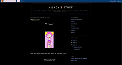 Desktop Screenshot of milady-s-stuff.blogspot.com