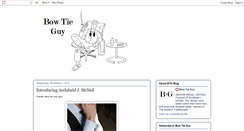 Desktop Screenshot of bow-tie-guy.blogspot.com