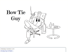 Tablet Screenshot of bow-tie-guy.blogspot.com