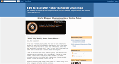 Desktop Screenshot of bankrollchallenge.blogspot.com