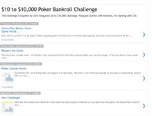 Tablet Screenshot of bankrollchallenge.blogspot.com