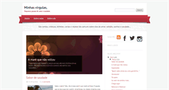 Desktop Screenshot of minhas-virgulas.blogspot.com