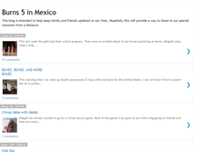 Tablet Screenshot of burns5inmexico.blogspot.com
