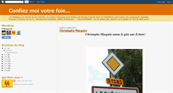 Desktop Screenshot of confiezmoivotrefoi.blogspot.com