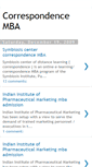 Mobile Screenshot of mba-correspondence.blogspot.com