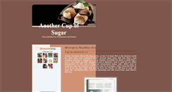 Desktop Screenshot of anothercupofsugar.blogspot.com