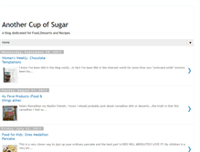 Tablet Screenshot of anothercupofsugar.blogspot.com