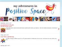 Tablet Screenshot of myadventuresinpositivespace.blogspot.com