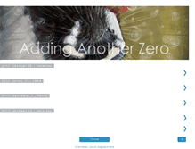 Tablet Screenshot of addinganotherzero.blogspot.com