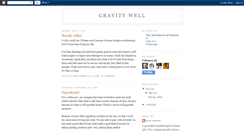Desktop Screenshot of gravitationalwell.blogspot.com