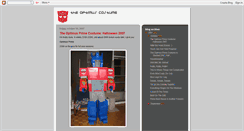 Desktop Screenshot of optimuscostume.blogspot.com