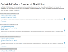 Tablet Screenshot of gurbaksh-chahal.blogspot.com