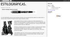 Desktop Screenshot of estilograficas.blogspot.com